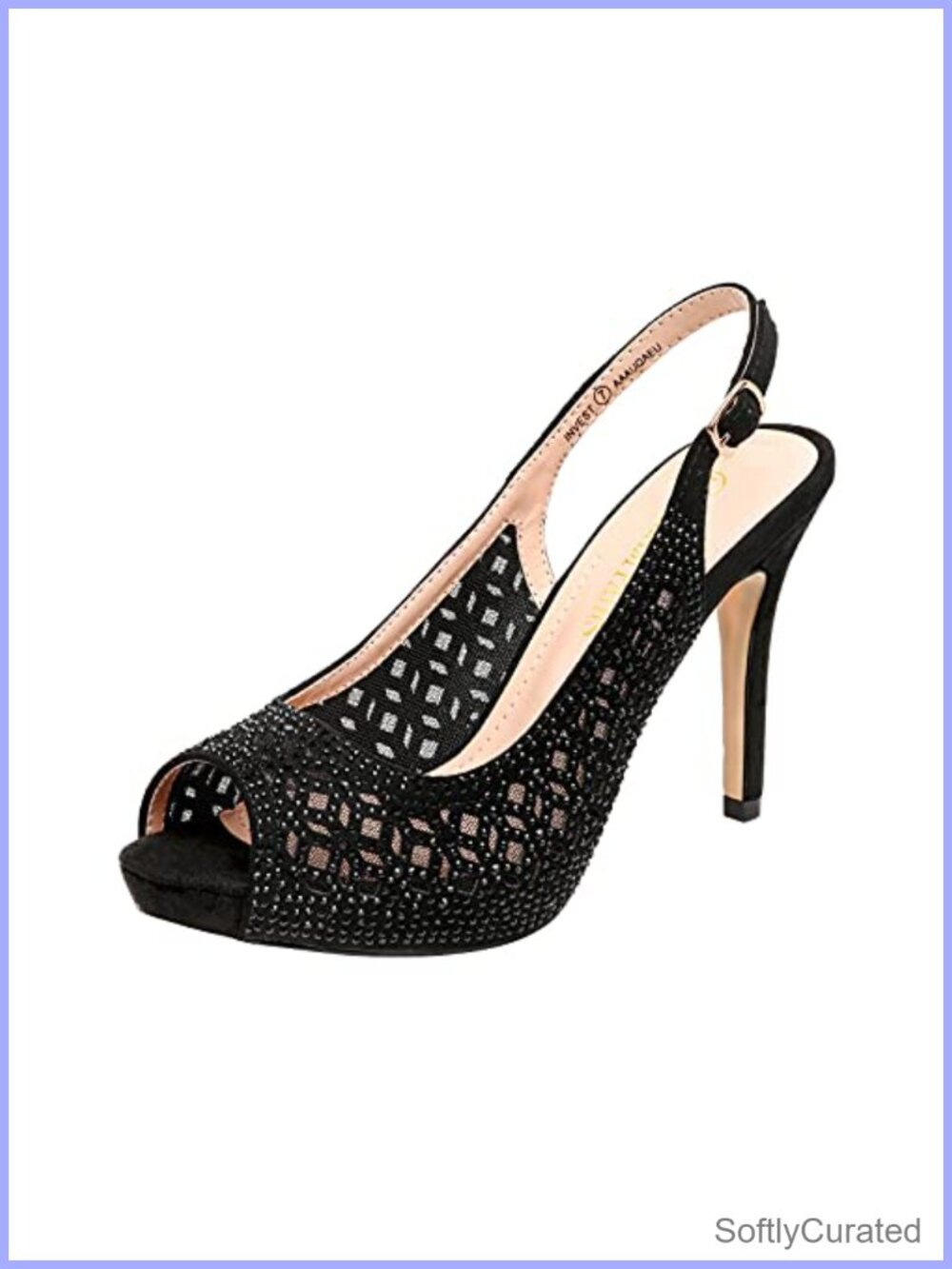 DREAM PAIRS Women's Platform Peep Toe Pump Heels